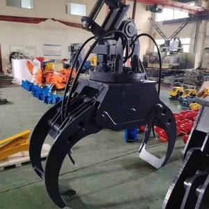 Graafmachine Hout Grijper Bevestiging Voor Boomstammen Hout Bosbouw Cat320 - Product Image 3