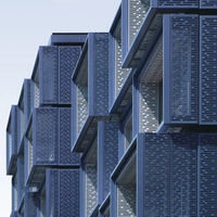 Systèmes de façade extérieure pour projets de bâtiments commerciaux, matériaux de décoration, panneaux en métal découpés au laser, mashrabiya, panneaux sculptés