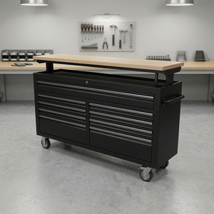 Armadio Portautensili in Acciaio Inossidabile da 61 Pollici, 9 Cassetti, Capacità 100 libbre, Personalizzabile OEM, Durevole per Negozi <span class=keywords><strong>di</strong></span> Ferramenta e Uso Domestico - Product Image 2
