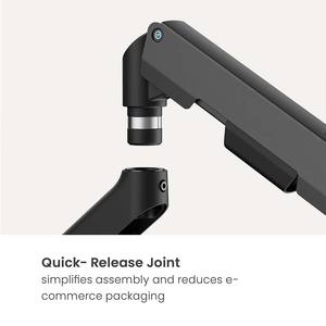 <span class=keywords><strong>Support</strong></span> d'écran unique économique LDT113-C012E noir et blanc, <span class=keywords><strong>support</strong></span> VESA pour écran d'ordinateur 17-32 pouces, <span class=keywords><strong>support</strong></span> de fixation pour écran <span class=keywords><strong>PC</strong></span> pour la maison et le bureau - Product Image 4