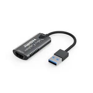 Perangkat Pengambilan Mudah, HD-MI 1080P HD Ke USB Video Audio Capture Card