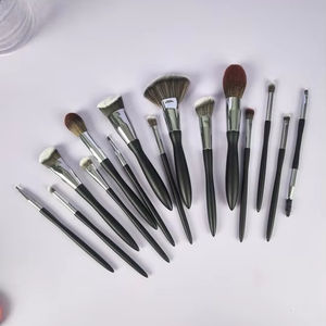 Marque privée 16 pièces en gros grand Kabuki Dense complet moelleux yeux fond de teint professionnel ensemble de pinceaux de maquillage avec sac - Product Image 2