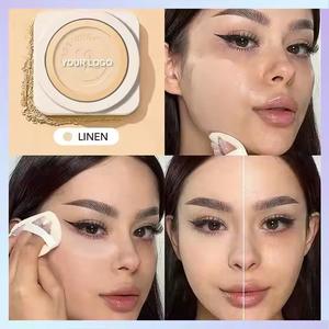 Marque privée Palette de fond de teint pressé étanche à l'huile et à couverture complète longue durée <span class=keywords><strong>Poudre</strong></span> de contour végétalien pour peau foncée - Product Image 2