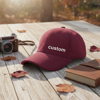 Casquettes de baseball en coton vierges en gros, style Dad Hat, structurées, rétro, 6 panneaux, sportives, avec patch brodé personnalisé