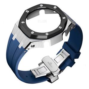 Kit de modification de montre Upro avec bracelet en silicone et boîtier en <span class=keywords><strong>métal</strong></span> pour Casio <span class=keywords><strong>G</strong></span>-<span class=keywords><strong>Shock</strong></span> GA-<span class=keywords><strong>2100</strong></span> GA-2110 GA-B2100, accessoires de modification de montre - Product Image 1