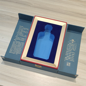 Matt các tông màu đen đóng gói bán buôn giấy sang trọng chai rượu vang bao bì hộp quà tặng với biểu tượng tùy chỉnh - Product Image 4