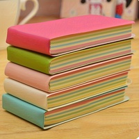 Cahier à spirale Portable A5/A4/A6 100 feuilles bloc-notes à longue bande Mini couverture rigide en cuir pour l'utilisation de bureau scolaire en matériau PU