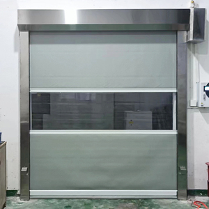 Porta Industriale a Strisce <span class=keywords><strong>in</strong></span> PVC ad Alta Velocità, Serranda Automatica a Rullo per Fabbriche - Product Image 2