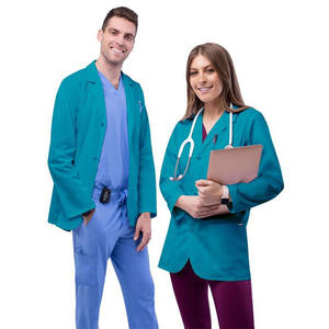 2025 XINYANGYI personalizado Unisex de alta calidad XL bata de laboratorio médico OEM uniformes de enfermera uniformes de hospitalidad uniformes de Hospital - Product Image 2