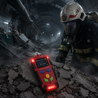 Analyseur de détection de fuites de H2S, pompe d'aspiration, testeur de gaz sulfureux anti-explosion et anti-poussière, affichage numérique, rechargeable