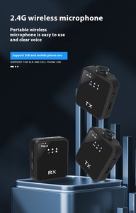 Micrófono de condensador Lavalier inalámbrico omnidireccional de 3,5mm tipo C <span class=keywords><strong>para</strong></span> <span class=keywords><strong>iPhone</strong></span> <span class=keywords><strong>para</strong></span> grabaciones en vivo al aire libre entrevistas Vlogs - Product Image 6