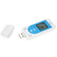 Registrador de datos digital USB personalizable Multiuso Tempu 03 Temperatura en tiempo real Humedad (Tzone) Lectura de instrumentos de temperatura