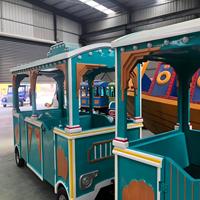 Train électrique sans rail pour enfants, 24 places, pour parcs d'attractions et centres commerciaux, prix de gros