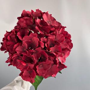 Bouquet di fiori artificiali di ortensie a cinque teste fatto a mano per decorazioni per la casa dell'hotel di nozze per la laurea di ringraziamento floreale - Product Image 6