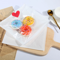 Sacs à pain faits sur commande d'emballage alimentaire en plastique transparent de boulangerie pour des biscuits et des pâtisseries