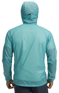 เสื้อแจ็คเก็ตกันฝนสำหรับผู้ชายแบบสปอร์ตน้ำหนักเบาพิเศษ ผลิตตามสั่ง (OEM) เคลือบผิวอย่างดี ผ้าริปสต็อปไนลอน กันลม กันน้ำ พับเก็บได้ เหมาะสำหรับวิ่งและกิจกรรมกลางแจ้ง - Product Image 3