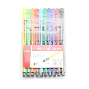 ชุดปากกามาร์คเกอร์สีน้ำสำหรับเด็ก 10 สี ปลายไฟเบอร์ ยี่ห้อ Bonwins รุ่น Bw-bb9  วัสดุพลาสติก เหมาะสำหรับเป็นของขวัญส่งเสริมการขาย - Product Image 1