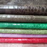 Rouleaux de cuir PU et similicuir de 0,9 mm pour bagages et sacs, sacs fourre-tout pour femmes et fabrication de chaussures, tissu en cuir gaufré
