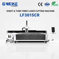 Découpeuse laser fibre intégrée usine pour tôles et tubes 1500W-12000W, refroidissement par eau, CNC 4 axes, modèles 3015/4015