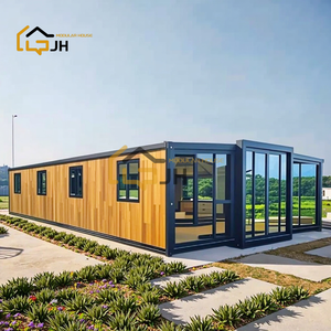 منزل حاويات قابل للتوسيع بثلاث غرف نوم وحمامين، فيلا عصرية فاخرة بتصميم ريفي 40 قدم - Product Image 2