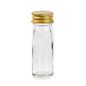 Clear Glass Lab Bottles With Aluminum Screw Caps <b>Rubber</b> Liner 7ml 14ml 28ml Narrow Wide Neck Media McCartney Bijou Bottle - Product Image 6