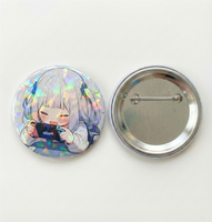 Badges et broches tendance à l'effigie de personnages de dessins animés, épingles personnalisées avec logo doré peint sur mesure, forme personnalisée, accessoires pour usage quotidien