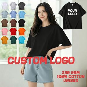 เสื้อยืดคอตตอน 100% 230GSM พิมพ์ลายกราฟิก คอกลม ทรงโอเวอร์ไซส์  รับทำโลโก้ตามสั่ง  ผู้ผลิต OEM ODM - Product Image 2