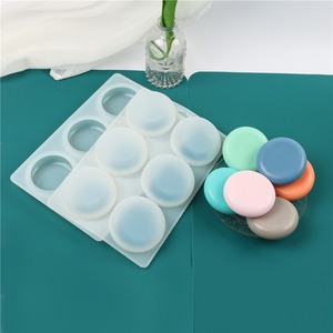 Molde de Silicona Redondo de 6 Cavidades con Superficie de Espejo para Jabón Hecho a Mano, Molde para Pastel, Molde para Hacer Jabón de 100g, Stock de Fábrica - Product Image 2