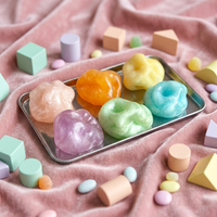 Vente en gros JO Jelly Ball Rainbow Squishy Ice Fidget Toy sensoriel amusant fait main anti-stress et anti-anxiété, cadeau pour fête d'anniversaire