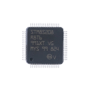 ใหม่ต้นฉบับ STM8S208R8T6 LQFP-64 24MHz/64KB แฟลช/ไมโครคอนโทรลเลอร์ 8 บิต-MCU วงจรรวม - Product Image 1