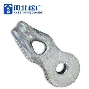 Fabrieks prijs stroomaccessoires gesmede hoek oogring 5/8'' voor paallijn hardware - Product Image 2