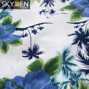 スカイゲンホットセール100織りコットンシャツトロピカルプリントタイハワイアンシーアイランドコットン生地 - Product Image 3
