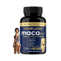 Complément alimentaire naturel à base de racine de maca, améliore le système immunitaire, pour des fesses plus volumineuses, capsules de racine de maca, capsules Maca Plus