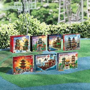 Bâtiments Célèbres en ABS – <span class=keywords><strong>Jouet</strong></span> DIY pour Enfants de 5 à 7 Ans – Comprend Marchés Urbains, Quais et Jardins - <span class=keywords><strong>KING</strong></span> R6009 X19006 - Product Image 3