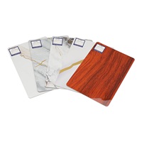 Plaque de marbre PVC traitée aux UV, imperméable, ignifuge, épaisseur personnalisée 2,5-4 mm, service de découpe, fabricant de panneaux muraux