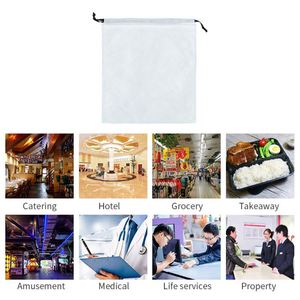 Nouveauté 2025 : Sac fourre-tout portable en fibre de bambou avec cordon de serrage pour cadeaux et affaires - Product Image 4