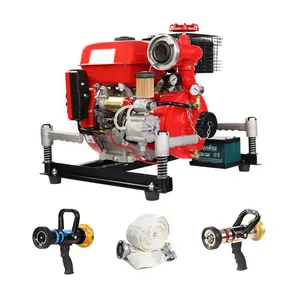 Quality Lifan gasoline engine 15hp portable fire fighting centrifugal water pump