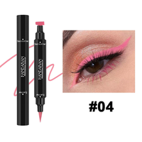 HANDAIYAN Stylo à taches de rousseur naturelles résistant à la décoloration, Eyeliner transfrontalier waterproof double-embout pour taches de rousseur