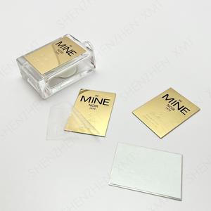 High <b>Luxury</b> Customized Aluminum Label Durable <b>Hot</b> Stamping Anodizing Process Waterproof Packaging for Parfum Etikett Metal Logo - Product Image 6