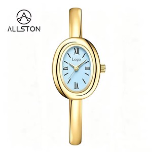Montre Femme 2026 Virtue Simple et Tendance, Étanche, Boîtier en Alliage Doré, Petit Cadran Ovale, Chiffres Romains - Product Image 5