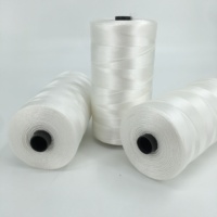 Fil de pêche blanc en nylon/polyester 210D, haute résistance, écologique, résistant à l'abrasion, 3-4 brins, vente chaude en Chine, directement de l'usine