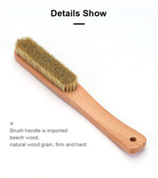 Brosse en poils de sanglier pour escalade, nettoyage de blocs d'escalade et de hangboard