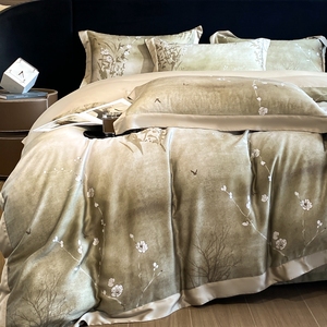 Juego de Ropa de Cama de Lujo 60S 100% Lyocell, 4 Piezas, Impresión Digital de Alta Definición, Suave como la Seda, Transpirable y Fresco - Product Image 2