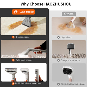 Aspirateur portable léger électrique humide/sec sans sac pour tapis, nettoyage des taches de poussière, utilisation en hôtel, aspirateur à main pour garage - Product Image 4