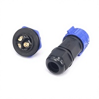 Connecteur à verrouillage rapide robuste M25 à 3 broches, prise d'alimentation haute tension pour station de base 5G