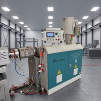 Machine à fabriquer des tuyaux ondulés à paroi simple haute vitesse de 16 mm à 32 mm avec prix d'usine