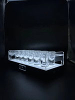 Usine En Gros Bouteille Glorificateurs Led Base De Lumière pour Ktv Bar Acrylique Petit Verre Présentateur Présentateur