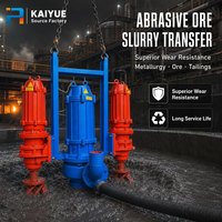 Pompa Lumpur Submersible Zjq Kaiyue Industrial Mud Sludge China, Kustomisasi Tinggi, Tegangan 240v 380v, untuk Pengeboran
