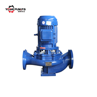 Pompa Booster Sentrifugal Vertikal 7m3/Jam, Head 34.5m, 2.2kw untuk Sirkulasi dan Peningkatan Tekanan Air Dingin dan Hangat