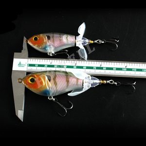 Howell OEM 65mm 80mm ABS Chopper Appât Flottant Popper Whopper Plopper pour la pêche au brochet pour la rivière Stream Saltwater Zander Cod - Product Image 3